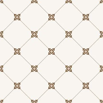 Vector seamless tile pattern. Modern stylish texture Stock Illustration