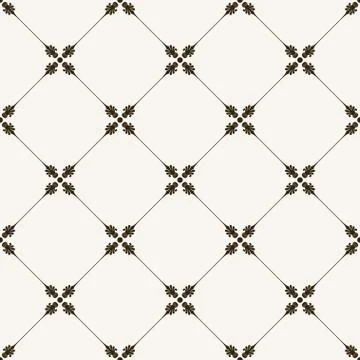 Vector seamless tile pattern. Modern stylish texture Stock Illustration