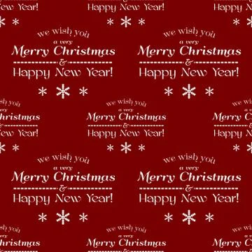 Vector seamless tiling pattern, christmas background Stock Illustration