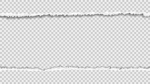 Vector seamless torn paper Stock Illustration