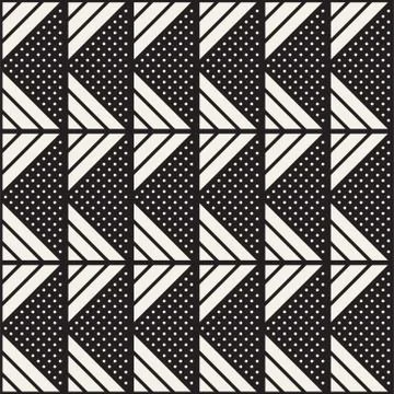 Vector seamless trendy pattern. Modern stylish repeating texture. Repeating.. 스톡 일러스트
