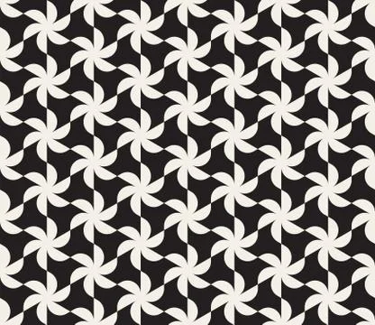 Vector Seamless Triangular Lattice Pattern Stock Illustration