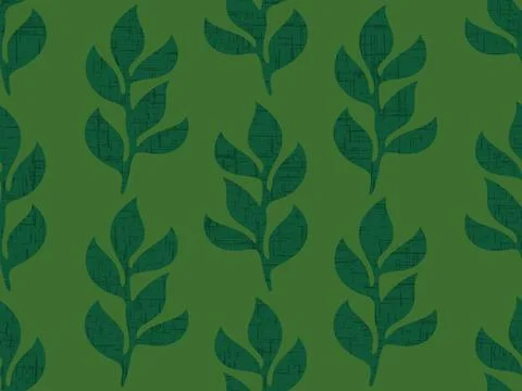 Vector seamless tropical pattern of palm leaf. Palm leaves retro seamless p.. Stockillustratie