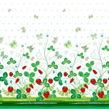 Vector seamless vertical pattern with Decorative ornament, hand drawn texture Stock Illustration