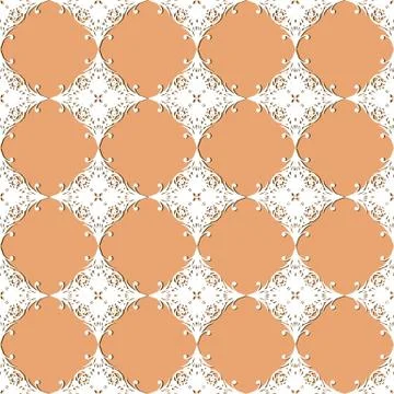 Vector seamless vintage lacy  pattern Stock Illustration