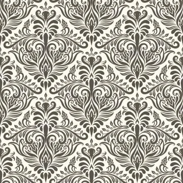 Vector seamless vintage pattern Stock Illustration