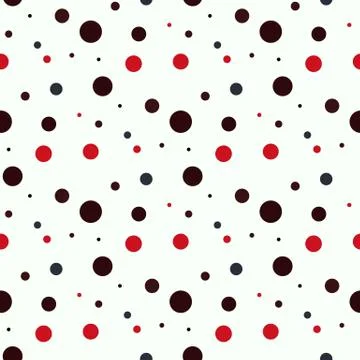 Vector seamless vintage retro dotted pattern on white bacground eps10 Stock Illustration