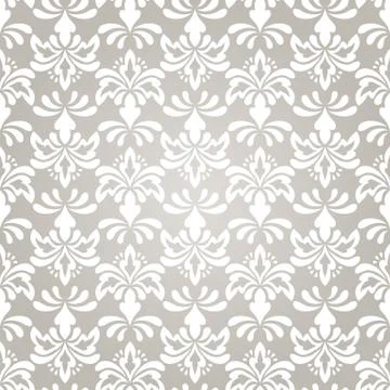 Vector seamless vintage wallpaper pattern Illustrazione stock