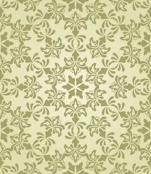 Vector seamless vintage wallpaper pattern Stockillustratie