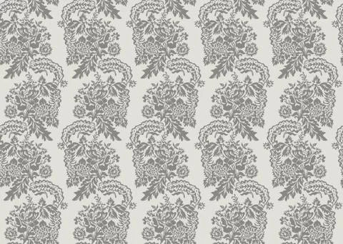 Vector seamless wallpaper pattern Illustrazione stock