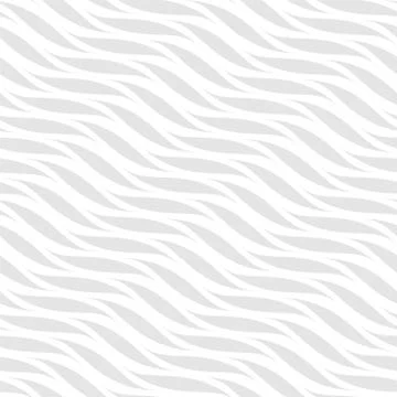 Vector seamless wavy elegant pattern. Weave striped gray and white texture Stock Illustration