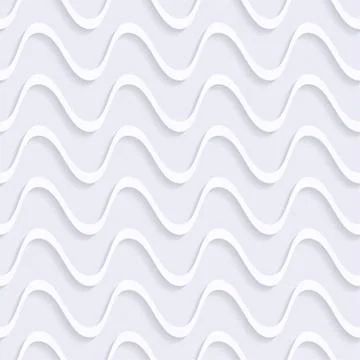 Vector seamless wavy line pattern Stock-Illustration