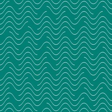 Vector seamless wavy line pattern Stock-Illustration