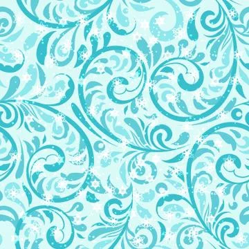 Vector seamless winter pattern Stock Illustration