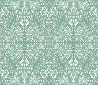 Vector seamless winter pattern with snowflakes 스톡 일러스트