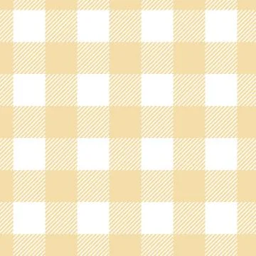 Vector seamless yellow knitted pattern. Textile cage Stock Illustration
