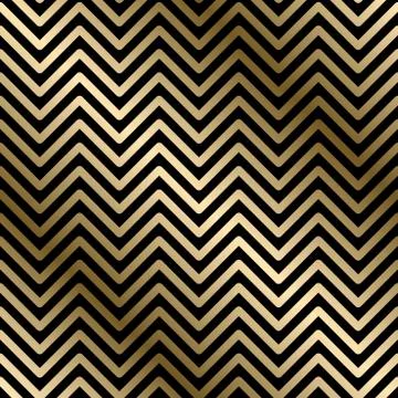 Vector seamless zigzag geometric luxury pattern - creative striped endless Stockillustratie