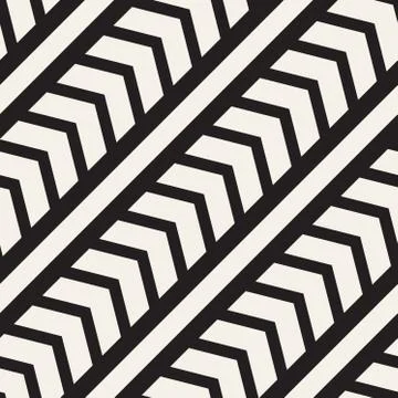 Vector seamless zigzag line pattern. Abstract geometric background. Repeating Illustrazione stock