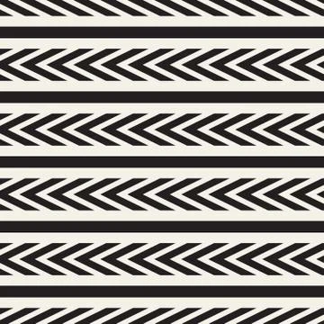 Vector seamless zigzag line pattern. Abstract geometric background. Repeating Illustrazione stock
