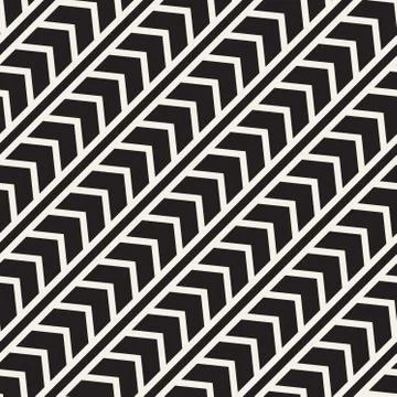 Vector seamless zigzag line pattern. Abstract geometric background. Repeating Stock Illustration