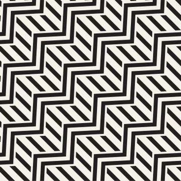 Vector seamless zigzag line pattern. Abstract stylish geometric background. R イラスト素材