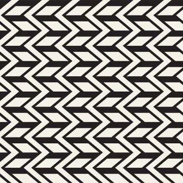 Vector seamless zigzag line pattern. Abstract stylish geometric background. R イラスト素材