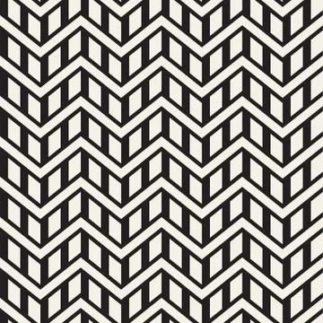 Vector seamless zigzag line pattern. Abstract stylish geometric background. R 스톡 일러스트