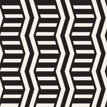 Vector seamless zigzag line pattern. Abstract stylish geometric background. R Illustrazione stock