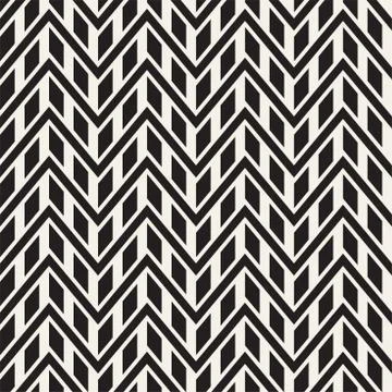 Vector seamless zigzag line pattern. Abstract stylish geometric background. R 스톡 일러스트