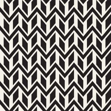 Vector seamless zigzag line pattern. Abstract stylish geometric background. R 스톡 일러스트