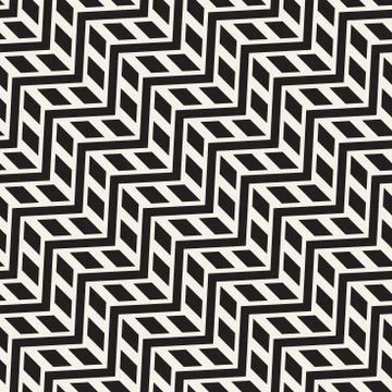 Vector seamless zigzag line pattern. Abstract stylish geometric background. R イラスト素材