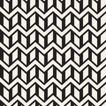 Vector seamless zigzag line pattern. Abstract stylish geometric background. R Stock Illustration