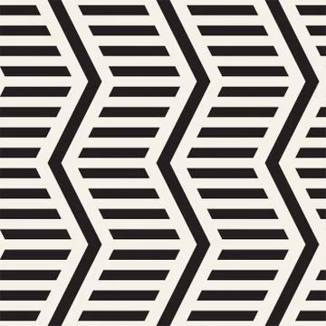 Vector seamless zigzag line pattern. Abstract stylish geometric background 스톡 일러스트