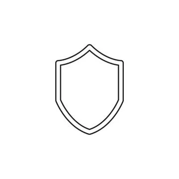 Vector security shield - protection and safety Stock Illustration