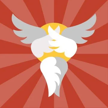 Vector seraphim, flat design Stock-Illustration