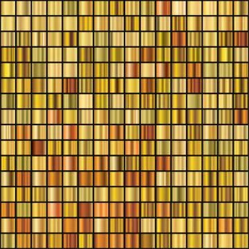 Vector set of 256 unique gold gradient backgrounds Stock Illustration