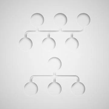 Vector set of abstract 3d paper infographic elements for print or web design. 스톡 일러스트