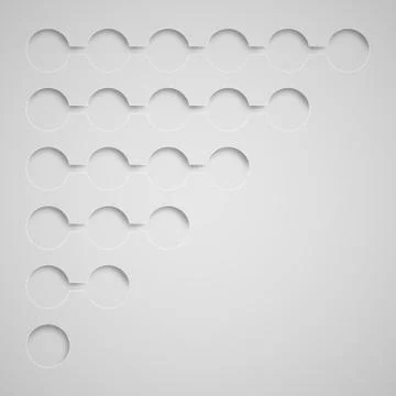 Vector set of abstract 3d paper infographic elements for print or web design. Stock Illustration