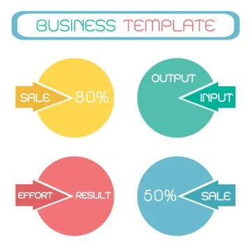 Vector Set of Abstract Banner Design Background Stock Illustration