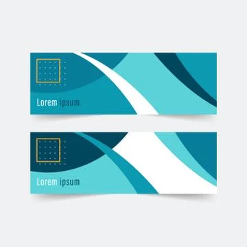 Vector set of abstract creative backgrounds in minimal trendy style. Illustrazione stock