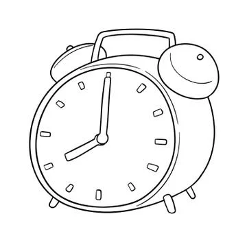 Vector set of alarm clock Stock Illustration