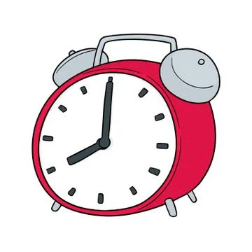 Vector set of alarm clock Stock Illustration