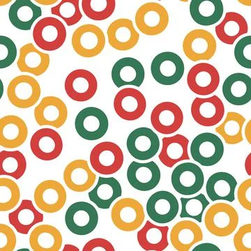 Vector set background. Round geometry group batik graphic. Hand drawn Stock Illustration