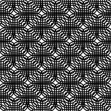 Vector set background. Square geometry group batik graphic. Hand drawn round 스톡 일러스트