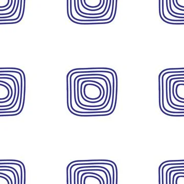 Vector set background. Square geometry group batik graphic. Hand drawn round Stock Illustration