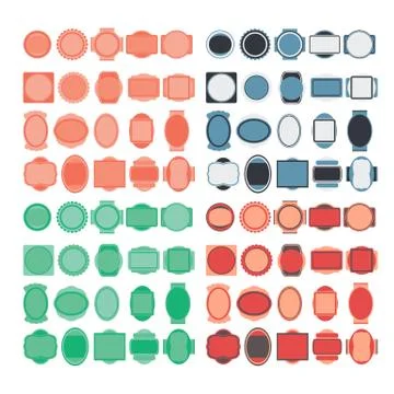 Vector set Badge. Design elements 스톡 일러스트