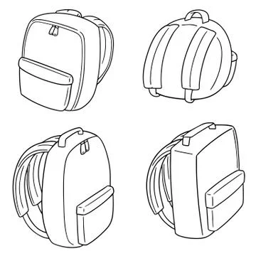 Vector set of bag Stock Illustration