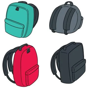 Vector set of bag Stock Illustration