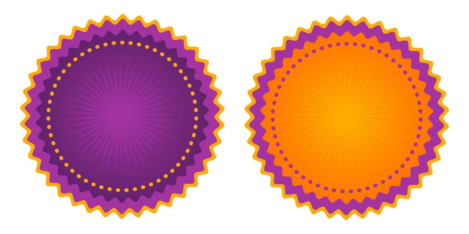 Vector set banners in Mexican style. Vector round labels. Иллюстрация