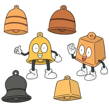 Vector set of bell Stock Illustration